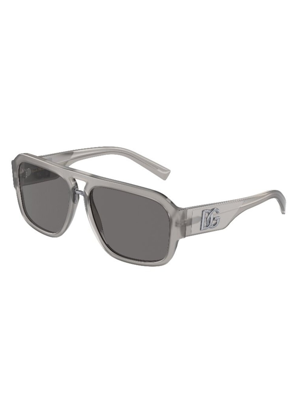New Dolce&Gabbana Men's Sunglasses Grey Aviator Lens Acetate Frame DG4403 342181